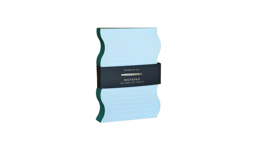 Idlewild Co. Wavy Shaped Notepad