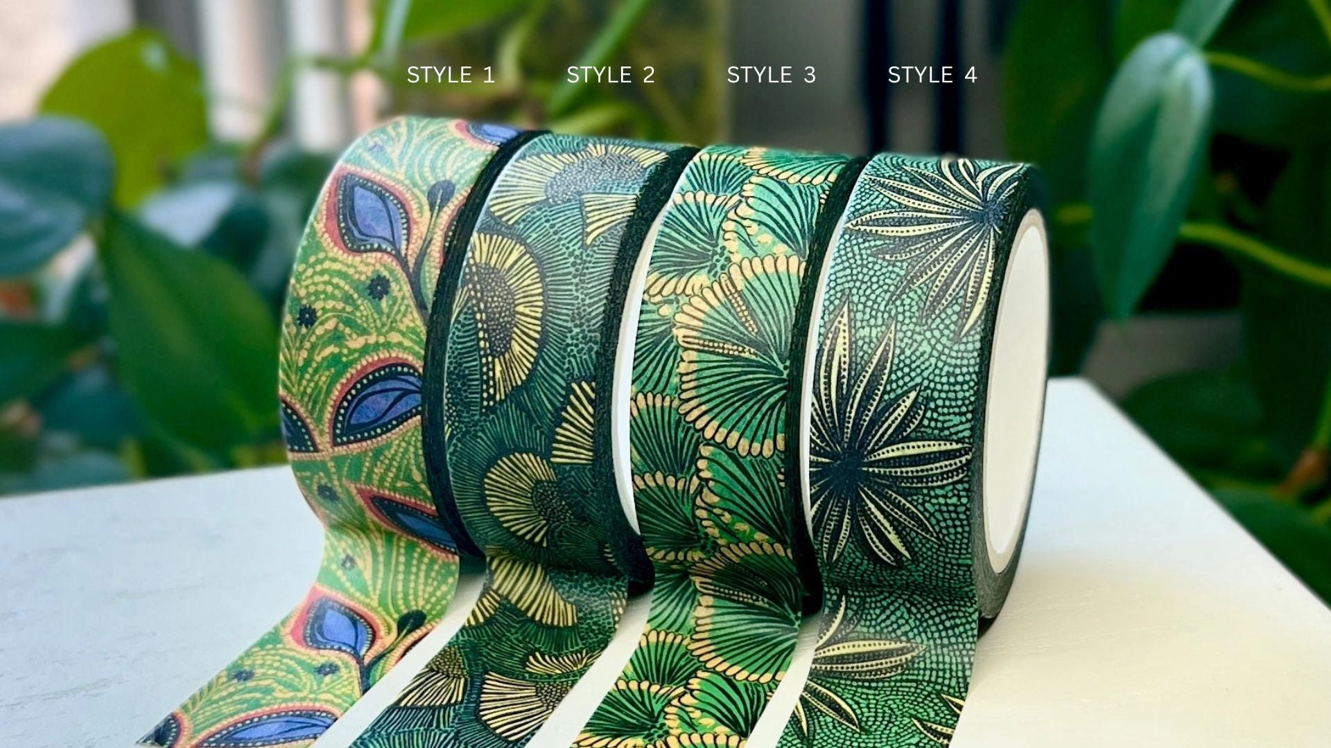 Melanin Meanings Washi Tape Seen Green