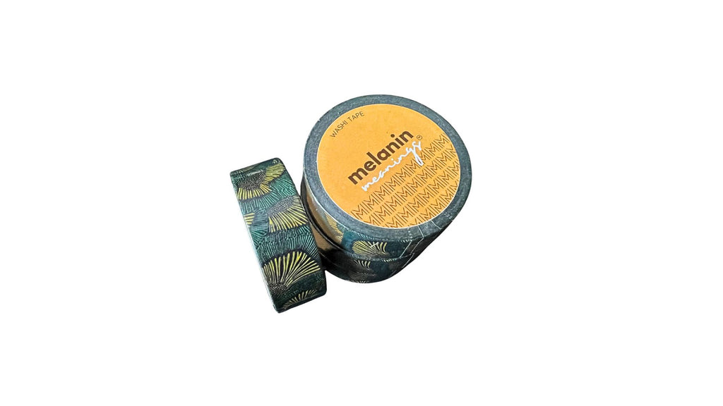 Melanin Meanings Washi Tape Seen Green