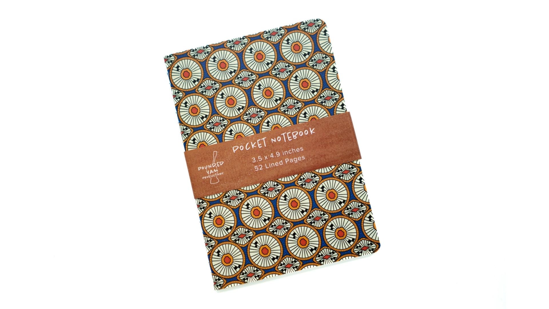 Pounded Yam Ankara-Inspired Pocket Notebook