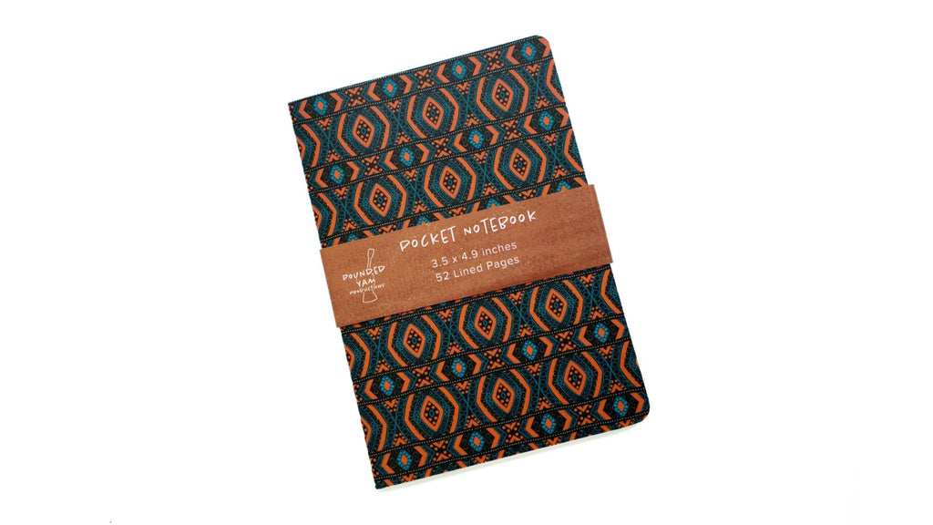Pounded Yam Ankara-Inspired Pocket Notebook
