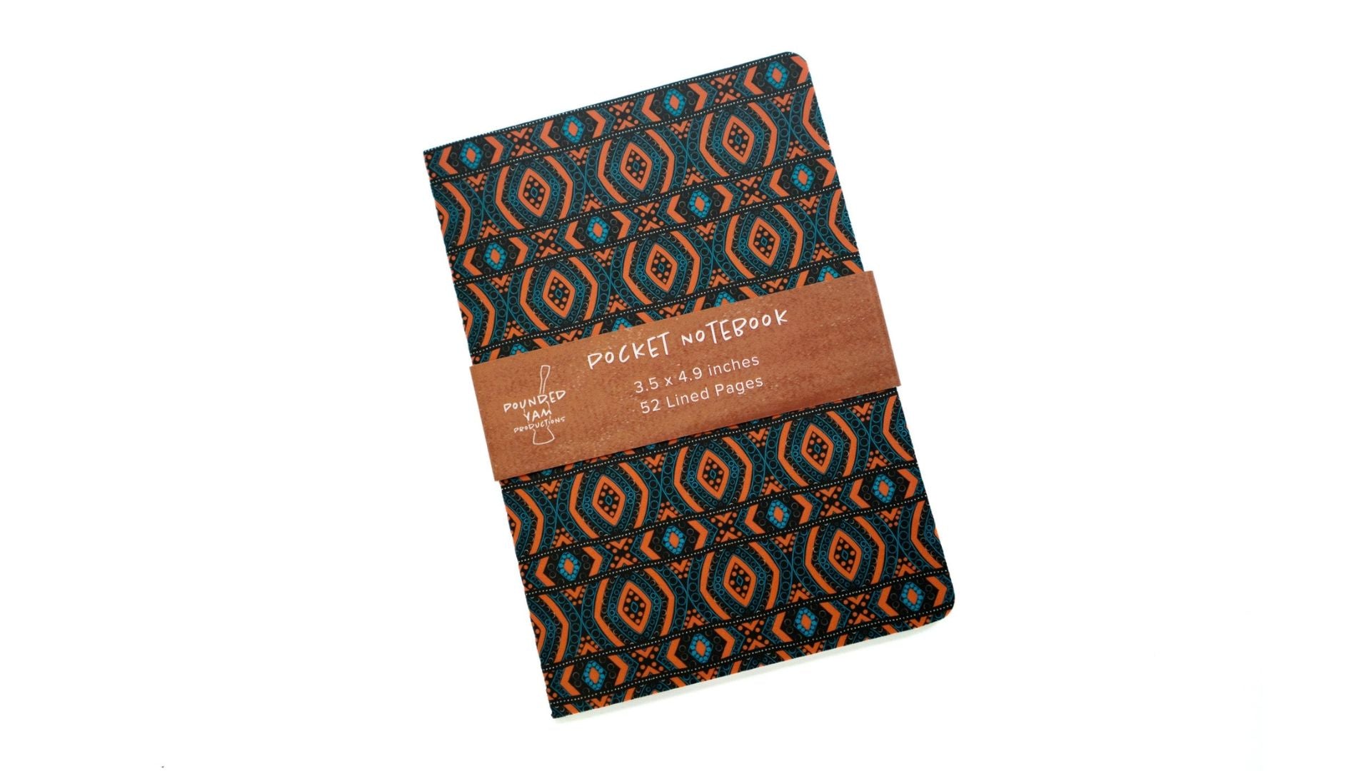 Pounded Yam Ankara-Inspired Pocket Notebook