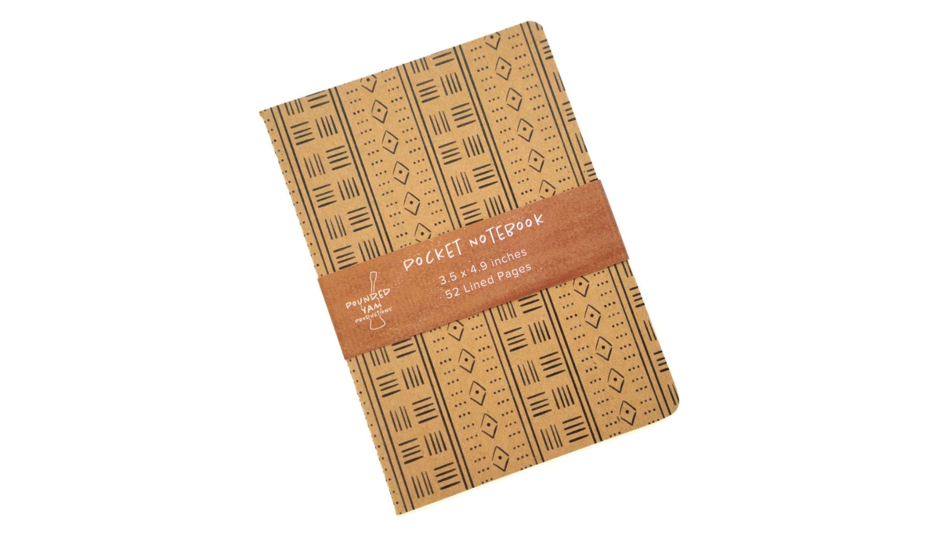 Pounded Yam Ankara-Inspired Pocket Notebook