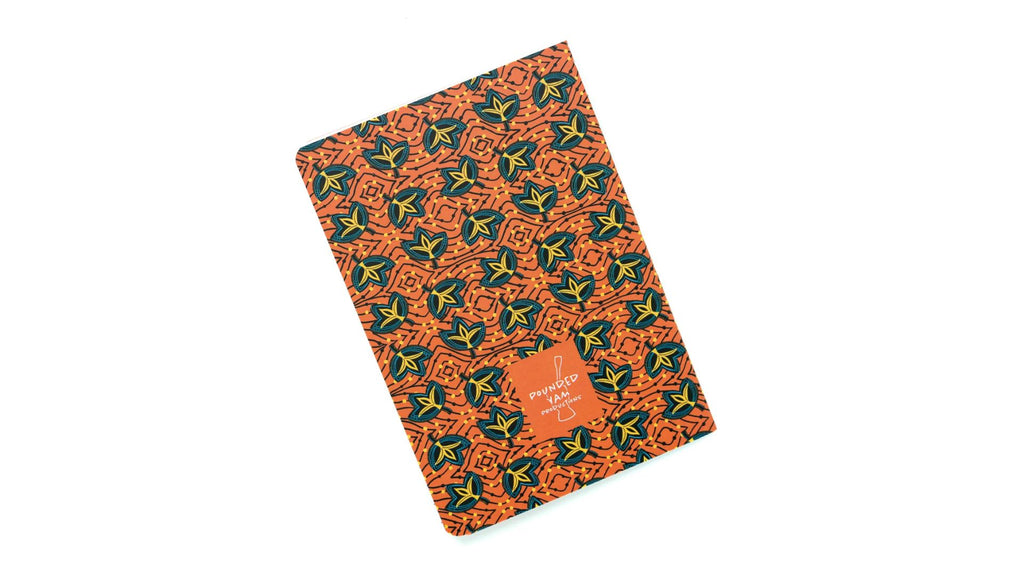 Pounded Yam Ankara-Inspired Pocket Notebook