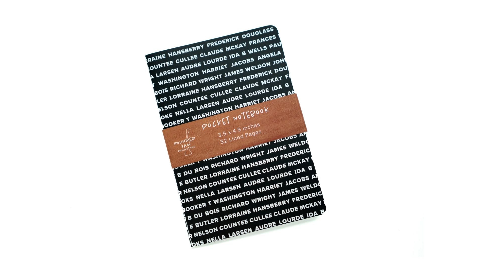 Pounded Yam Pocket Notebook: Classic Black Authors