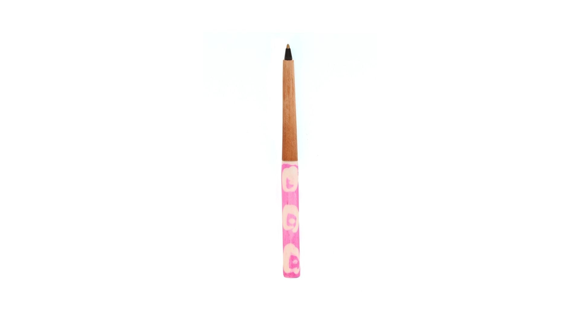 Akamba Batik Dyed Cow Bone and Wild Olive Wood Ink Pen