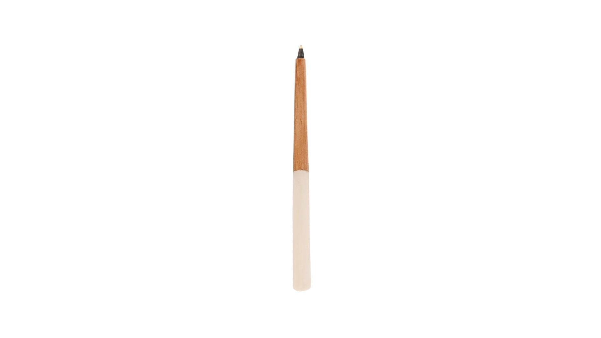 Akamba Batik Dyed Cow Bone and Wild Olive Wood Ink Pen