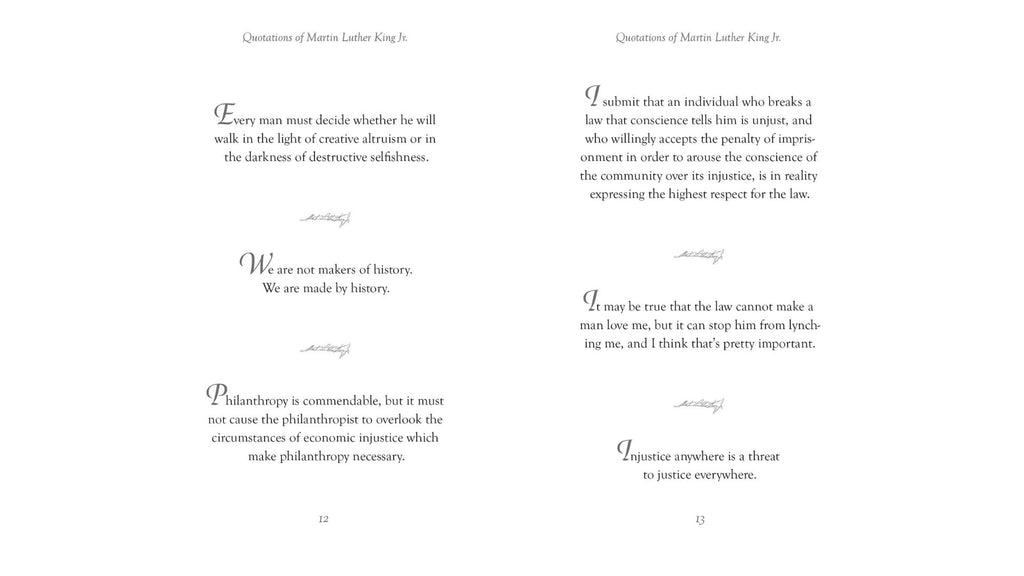 Applewood Books Quotations of Martin Luther King, Jr.