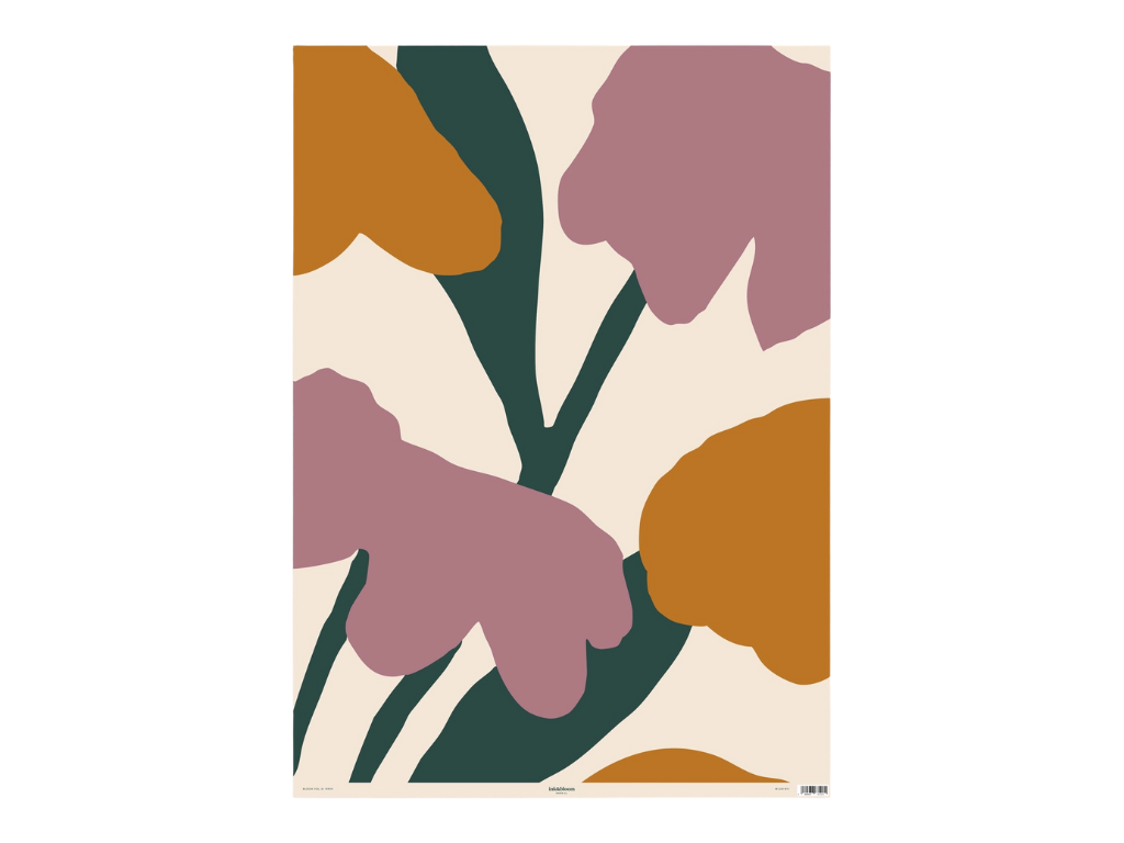 Ink & Bloom Floral Bloom Vol.01 Single Sided Gift Wrap