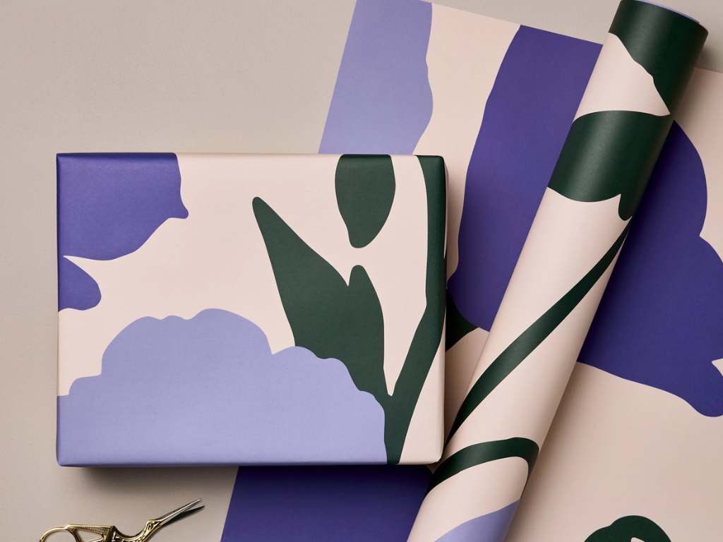 Ink & Bloom Floral Bloom Vol.03 Single Sided Gift Wrap