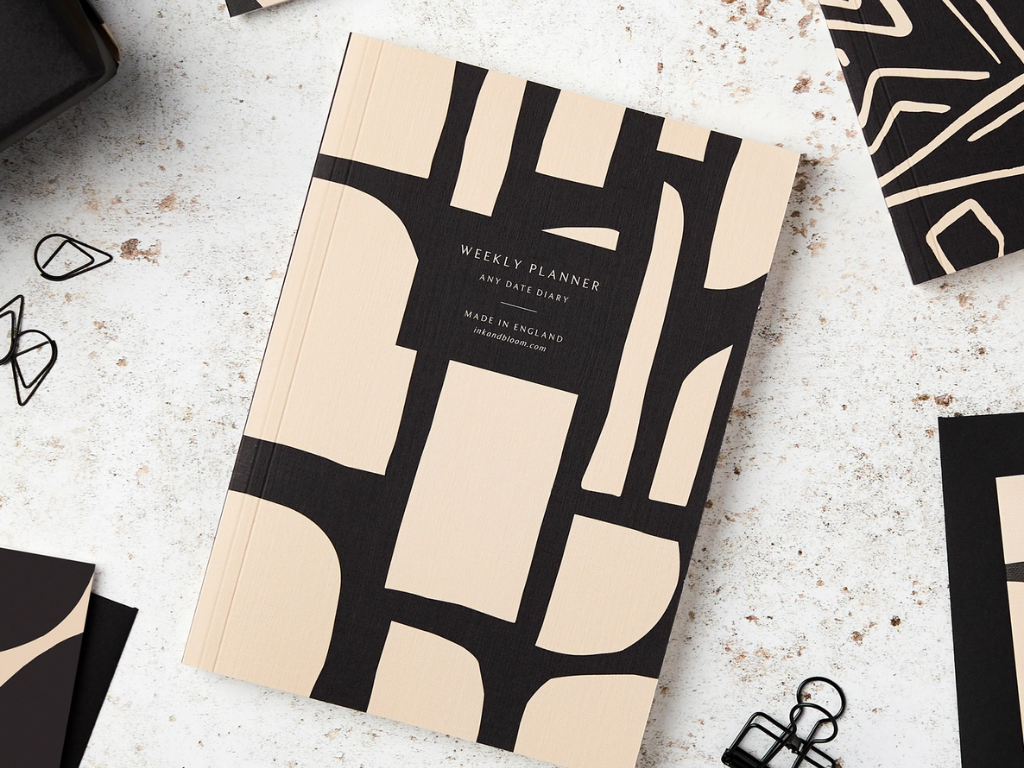 Ink & Bloom Undated ‘Shapes’ Weekly / Yearly Planner