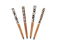 Akamba Batik Dyed Cow Bone and Wild Olive Wood Ink Pen