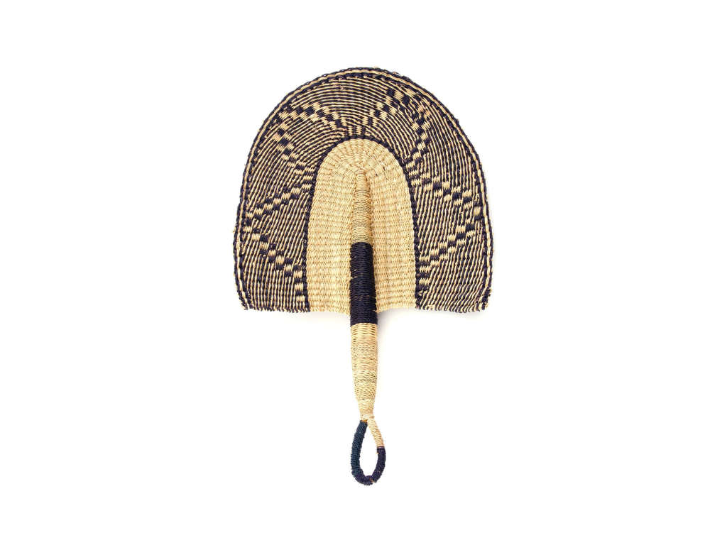 Swahili | AFRICAN MODERN Dusk To Dawn Elephant Grass African Hand Fan