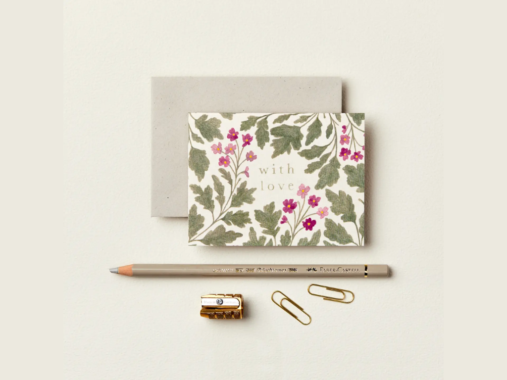 Wanderlust Paper Co. Flora 'with Love' Mini Card