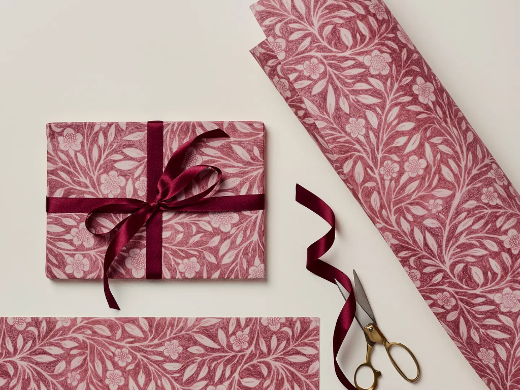 Wanderlust Paper Co. Pink Flora Patterned Paper